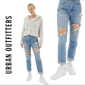 NEW BDG Urban Outfitters UO High-Waisted Mom Distressed Jeans 25 29 30 31 32